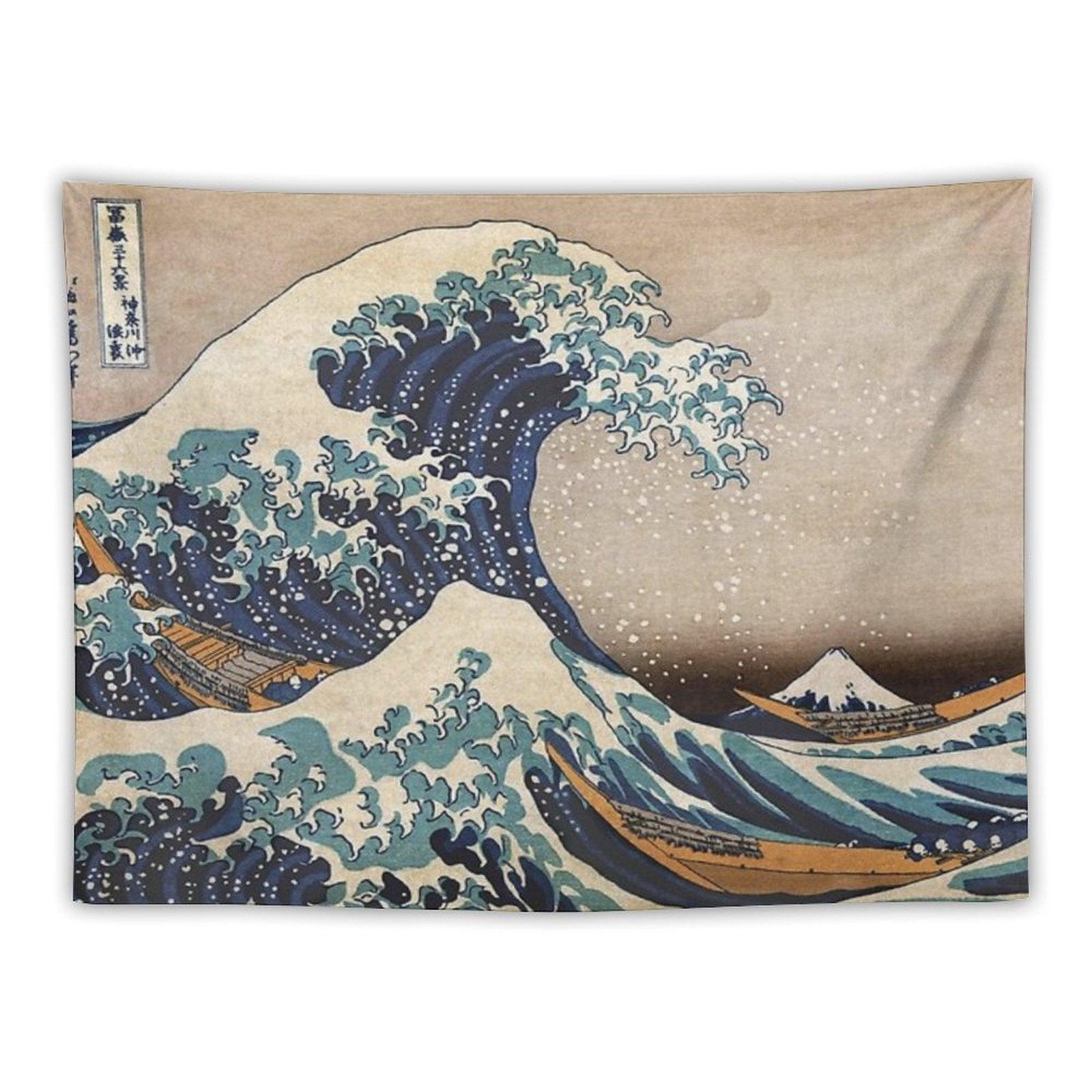 The Great Wave Off Kanagawa Tapestry