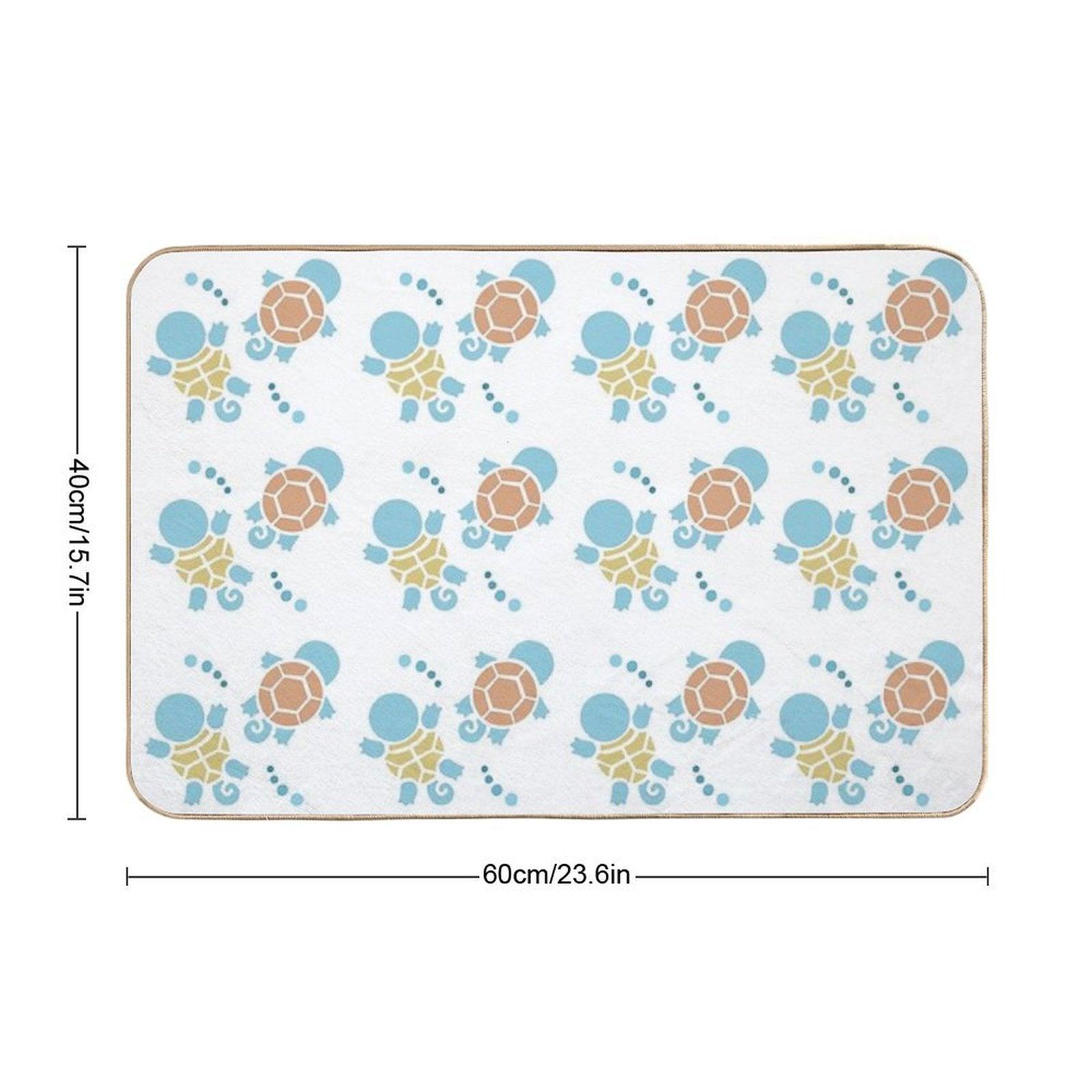 Poke Tiny Turtles Bath Mat