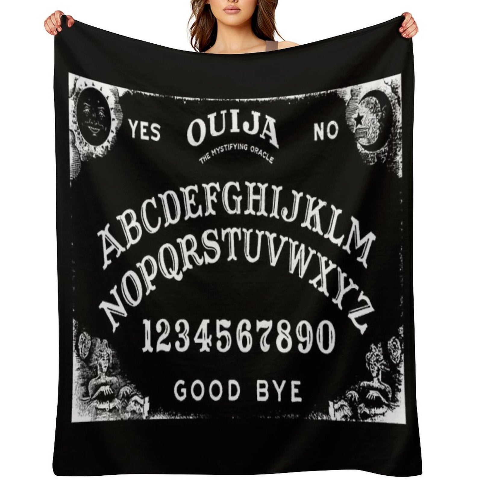 Ouija Board Anti-pilling Throw Blanket