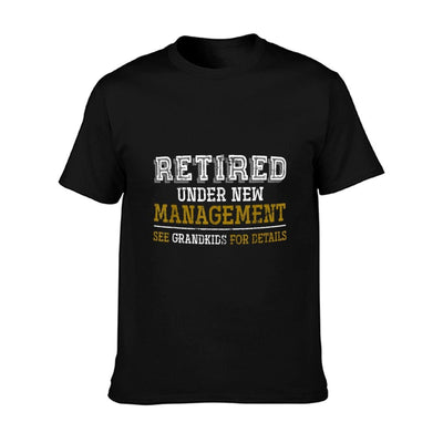Funny Grandkids Grandpa Retirement Gift Retired T-Shirt