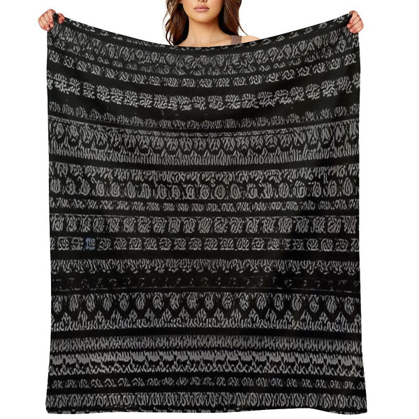 Tyre Marks Pattern Versatility Throw Blanket