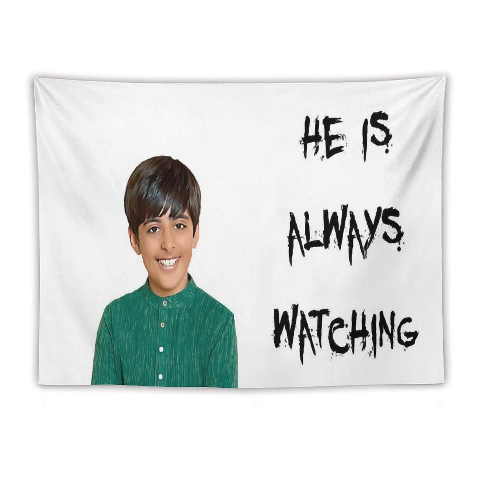 Ravi - He Is Always Watching Tapestry