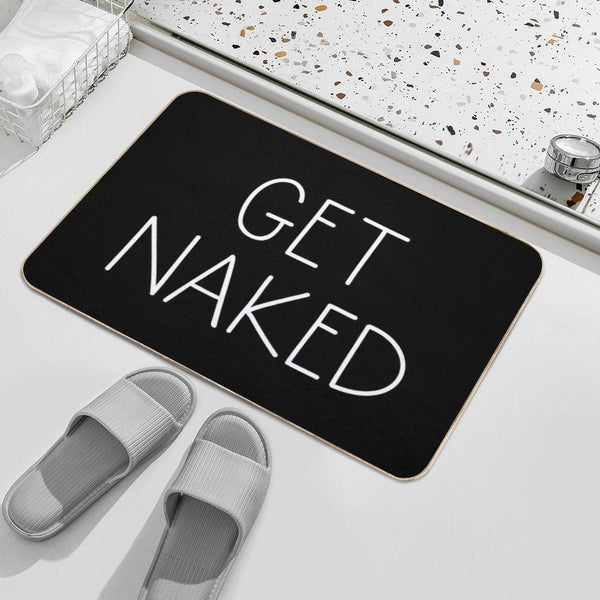 Get Naked Black Bath Mat