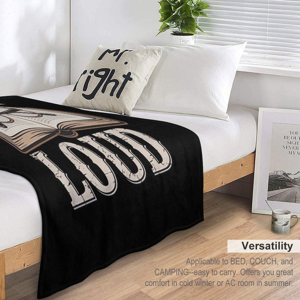 Academia - Quietly Loud Throw Blanket