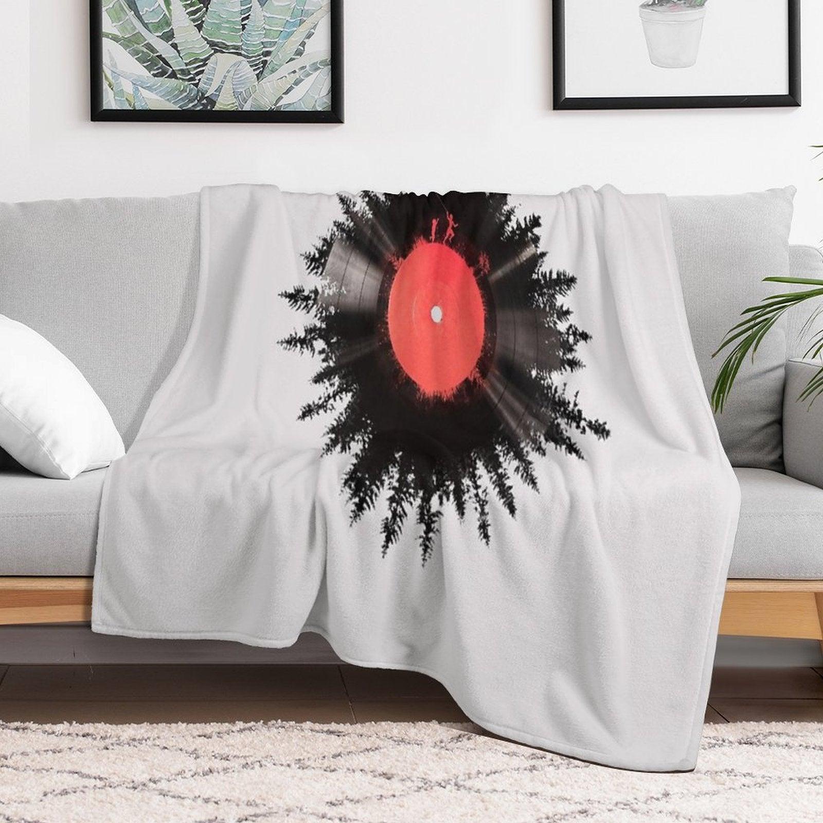 The Vinyl of My Life Throw Blanket