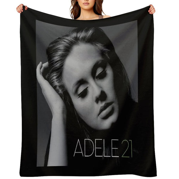 ALBUMS  ADELESINGERS  03 POSTER Machine-washable Throw Blanket