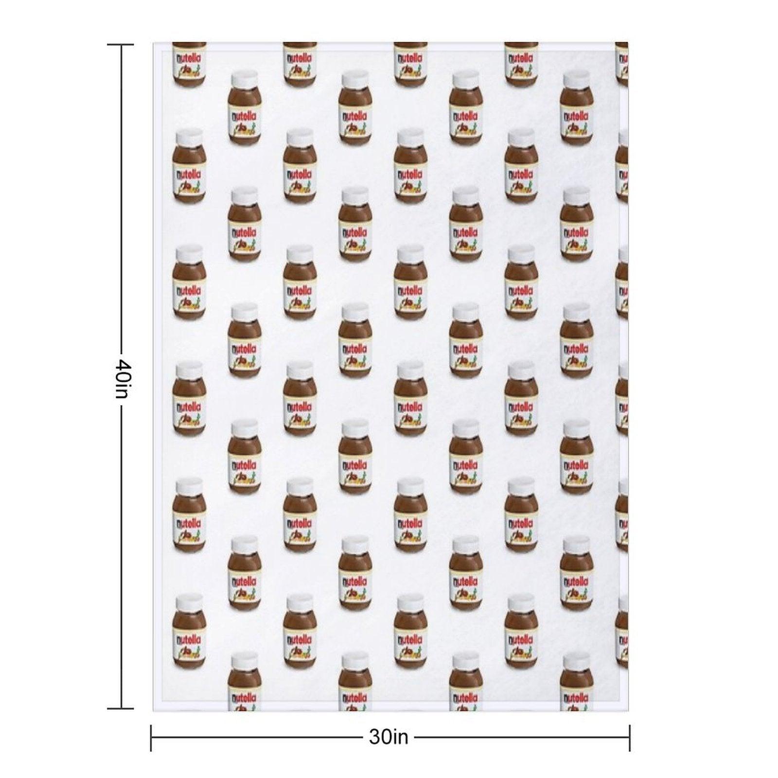 Real Nutella Throw Blanket