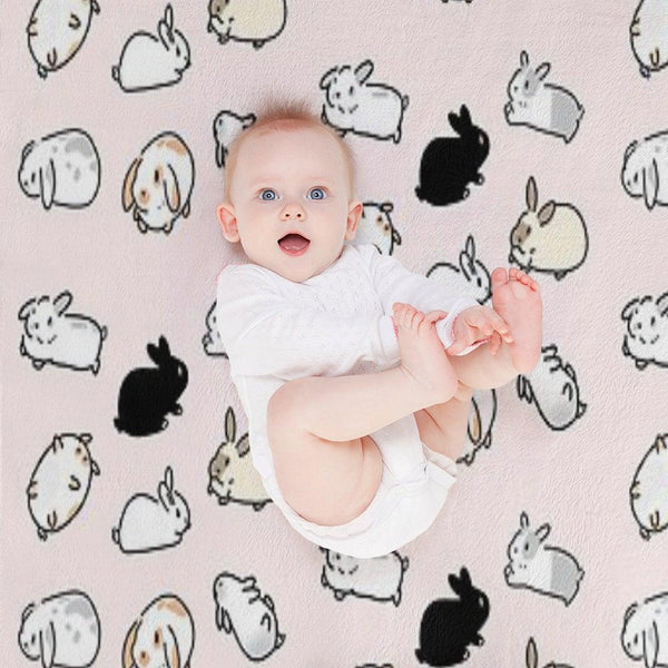 Bunny Rabbits Throw Blanket