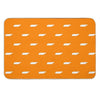 Tennessee  Orange Small Print Bath Mat