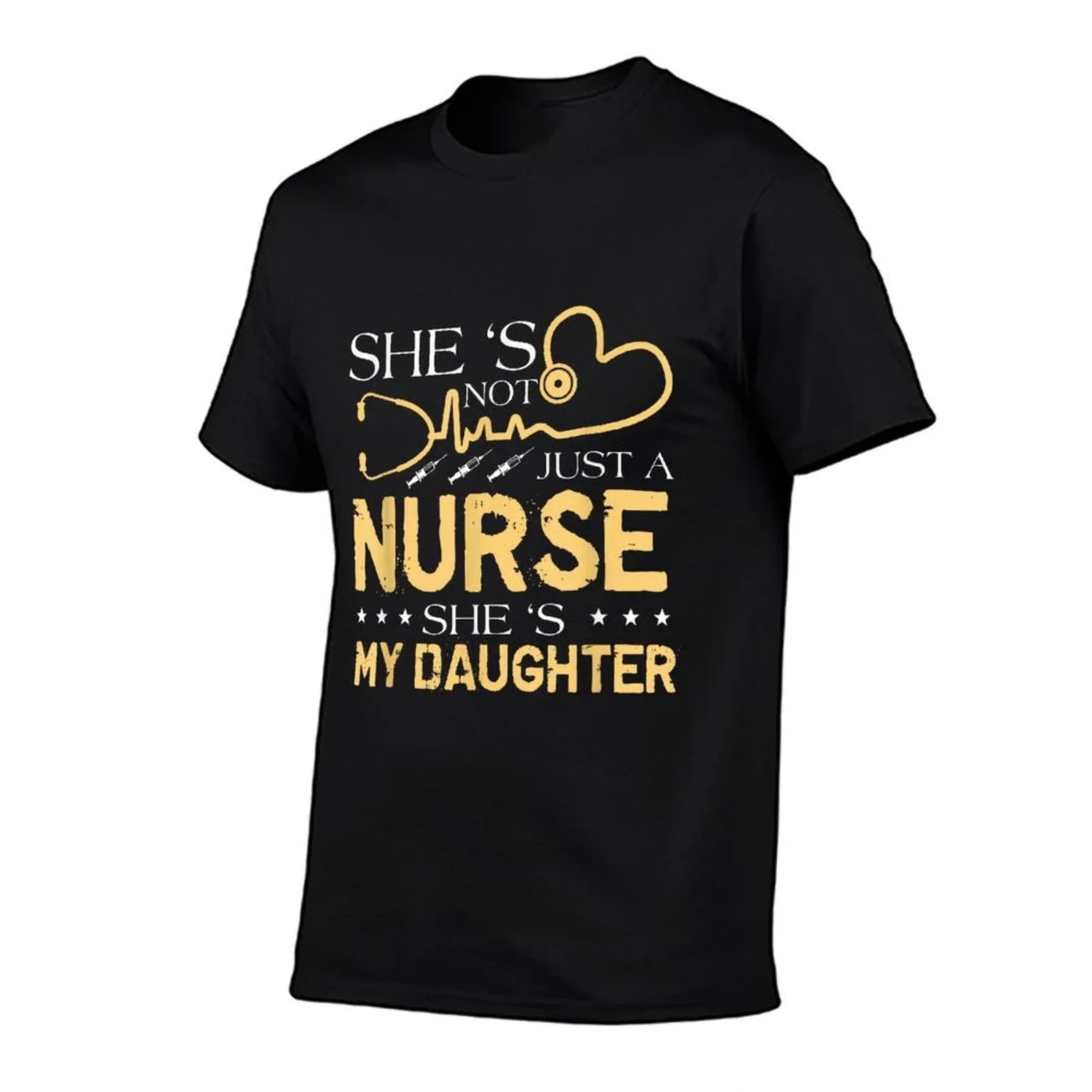 My Daughter Is A Nurse Proud Nurse's Mom Dad RN LPN Family T-Shirt