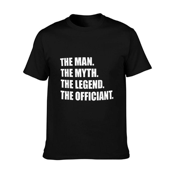 Funny Wedding Officiant Art For Men Dad Ordained Minister T-Shirt