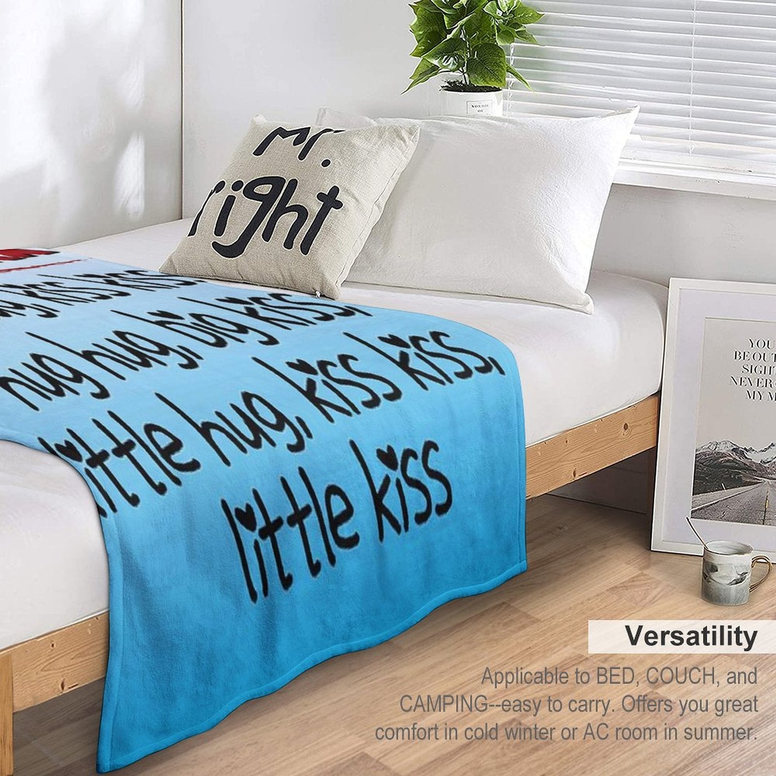 Nacho Libre Hug Hug Kiss Kiss Blanket Premium Throw Blanket