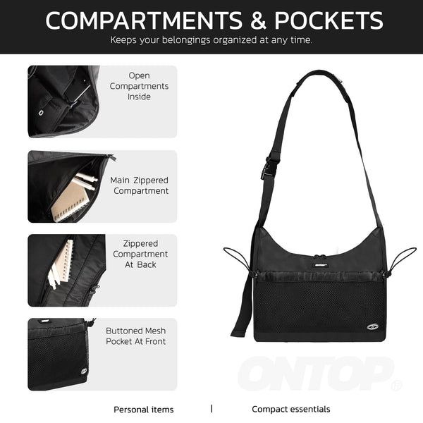 Statement Messenger Crossbody Bag