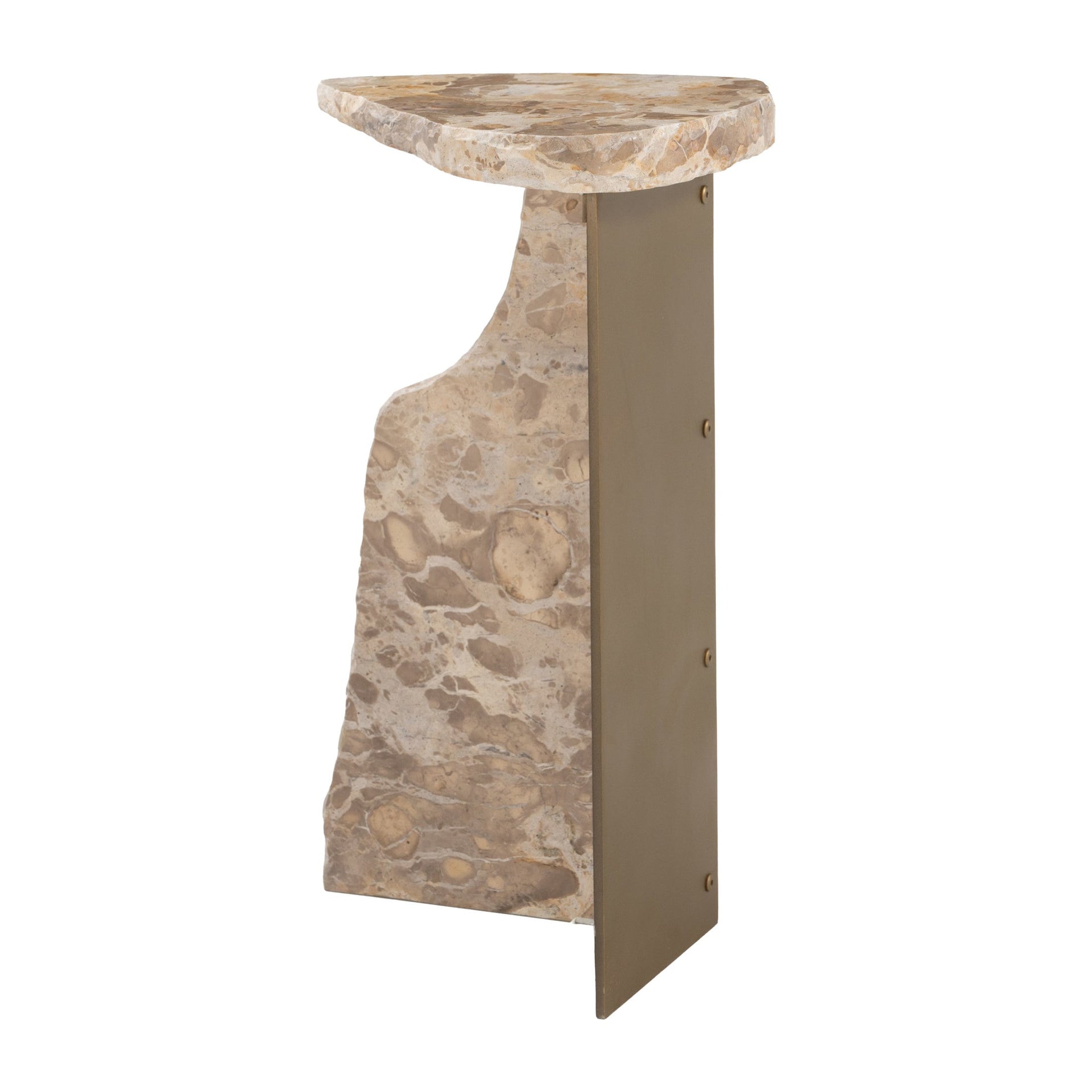 Surya Side Table Beige