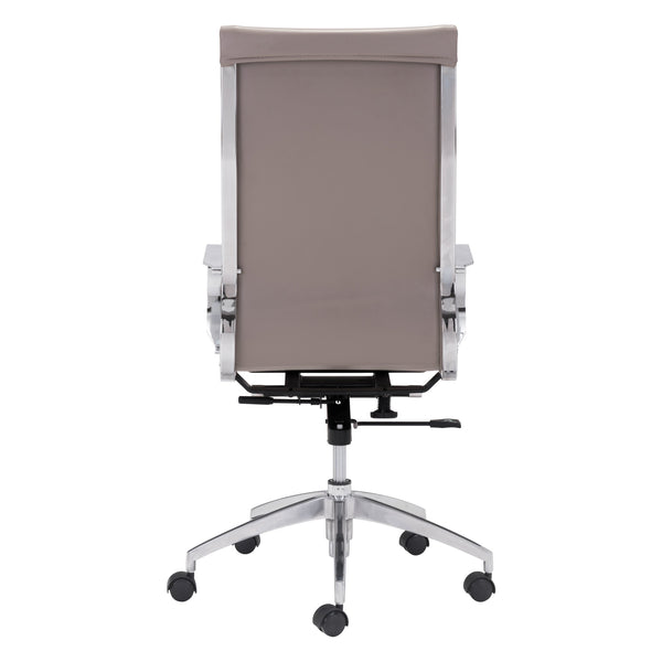 Glider High Back Office Chair Taupe
