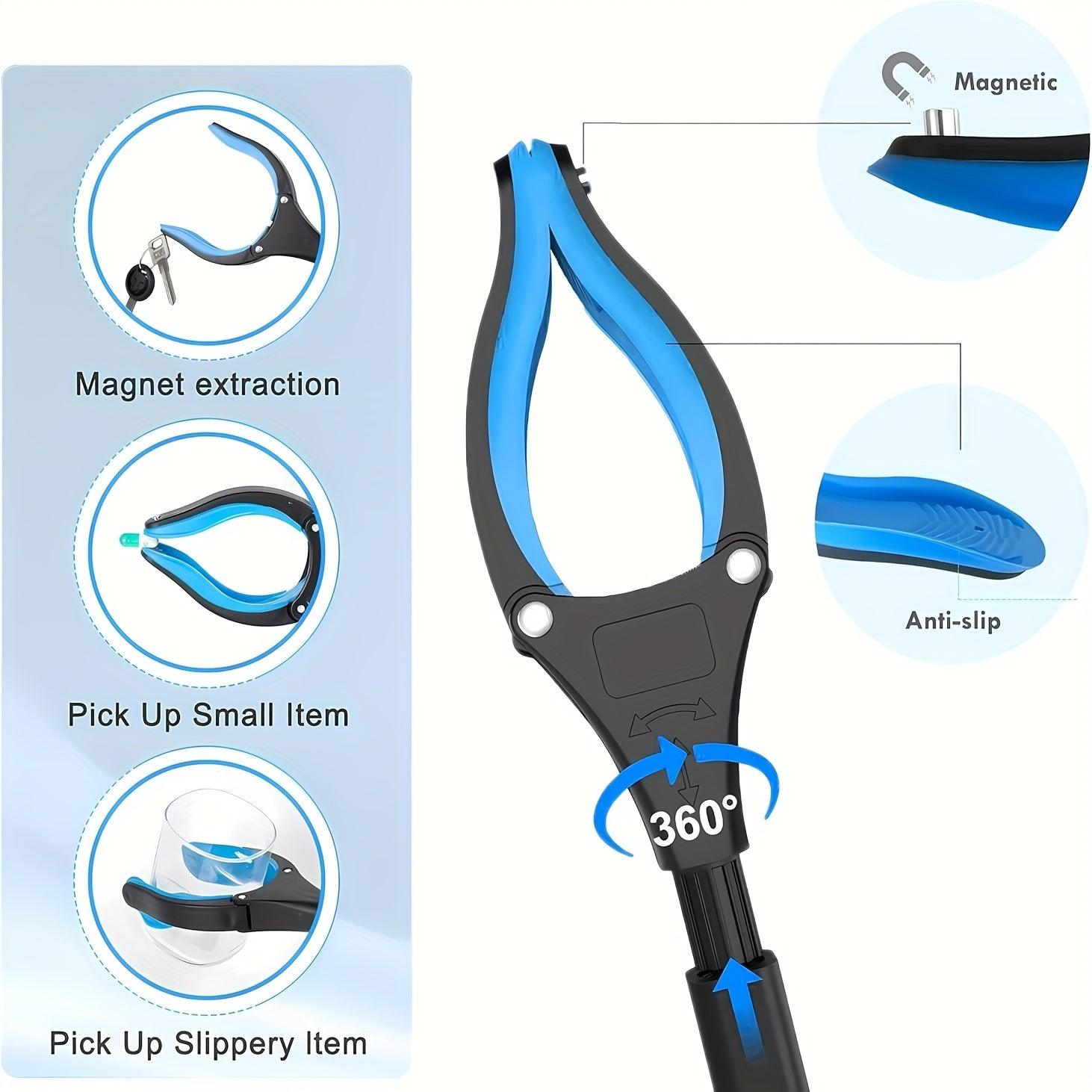 Heavy-Duty Steel Folding Trash Picker – 32