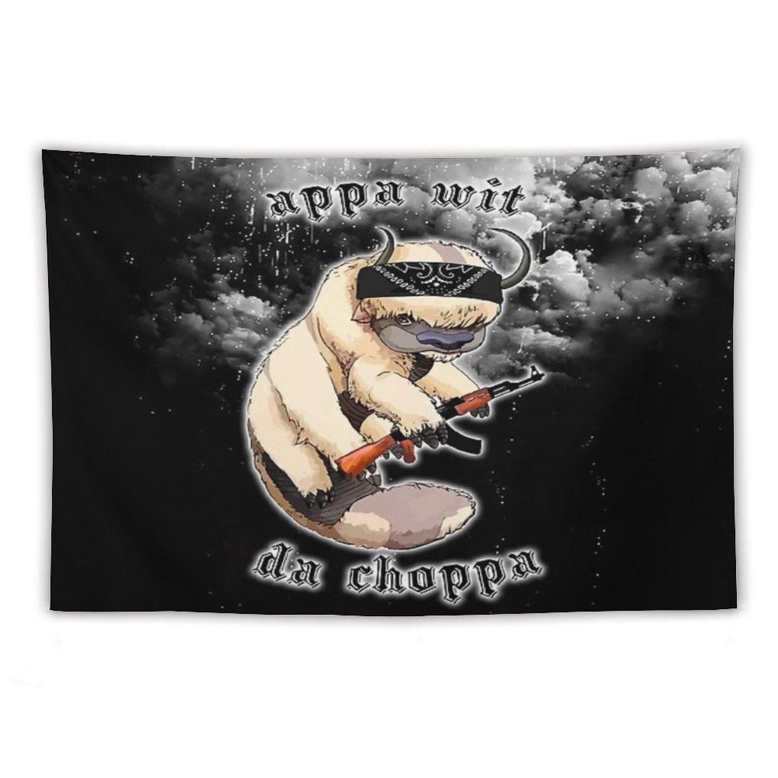 Appa Wit Da Choppa Tapestry