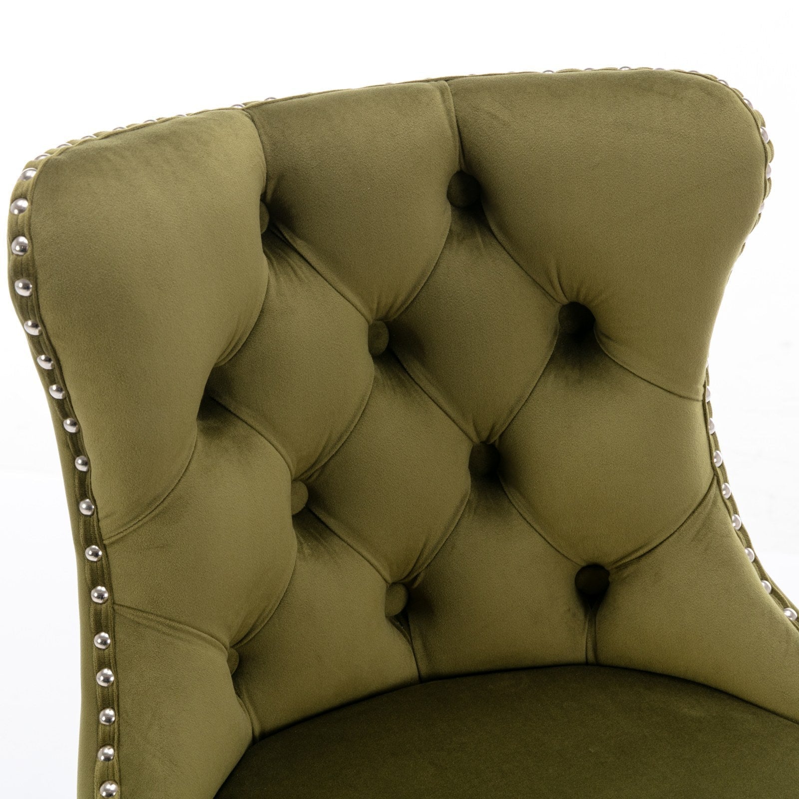 Modern Velvet Swivel Barstools with Adjustable Seat Height and Chrome Base