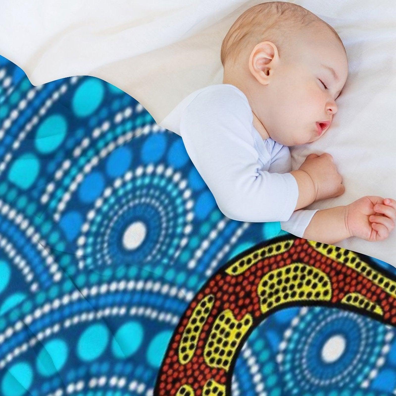 Indigenous Snake Throw Blanket