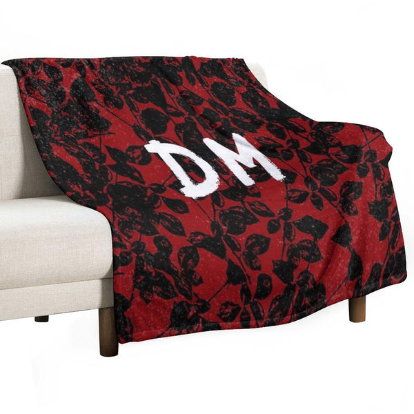 DeMo Violator Texture Black & Red Comfort Throw Blanket