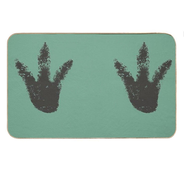 Big Foot Dinosaur Foot Print Design Bath Mat