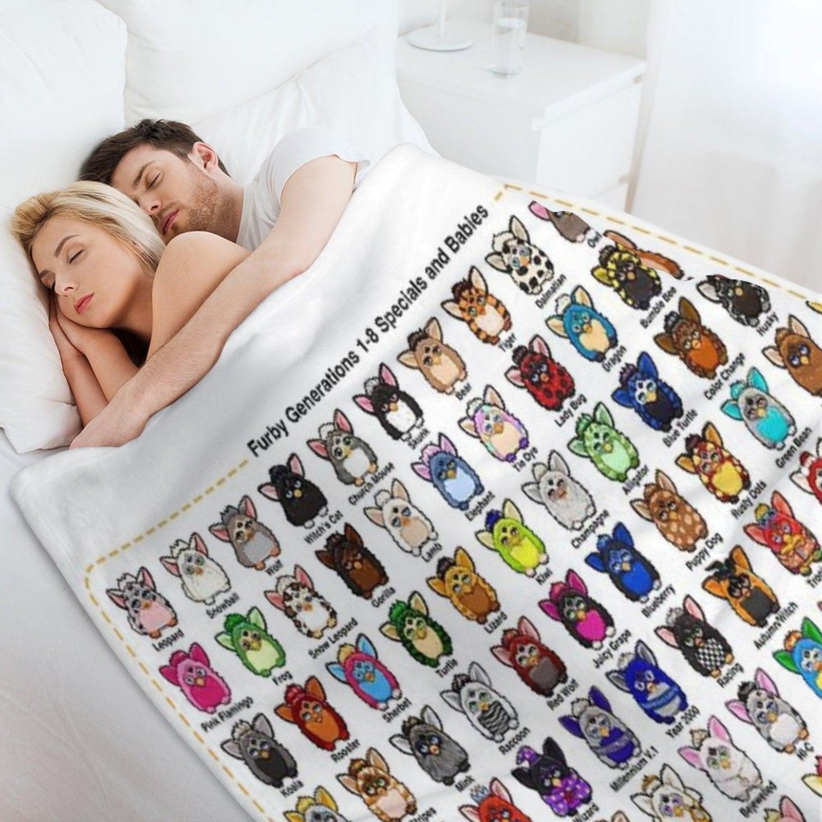 Furby Collection Throw Blanket