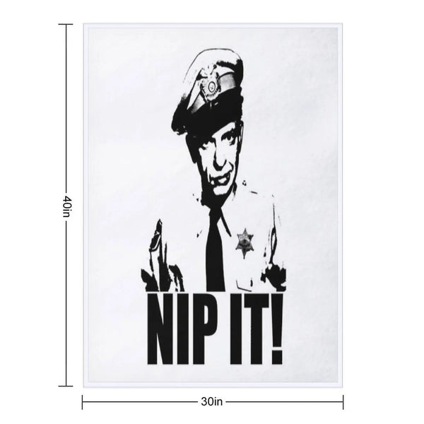Andy Griffith Show T-ShirtBarney Fife - Nip It! Throw Blanket