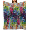Patchwork Easy Care Throw Blanket
