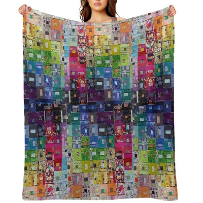 Patchwork Easy Care Throw Blanket