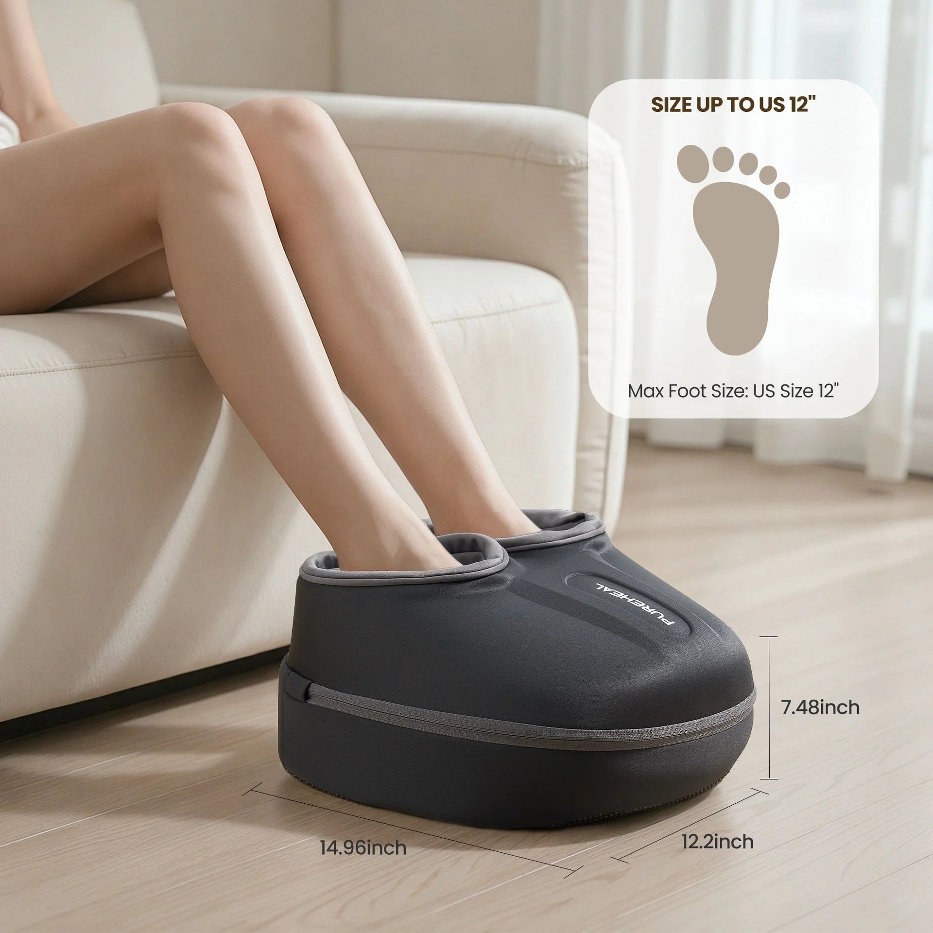 RENPHO Foot Massager with Heat,Shiatsu Foot Massager Machine for Plantar Fasciitis, FSA HSA Eligible, Mothers Day Gifts for Women Mom