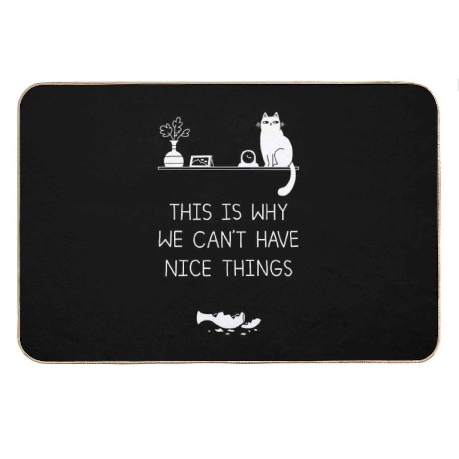 This Is Why We Can't Have Nice Things Bath Mat