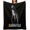 Subnautica - Cuddlefish Velvety-soft Throw Blanket