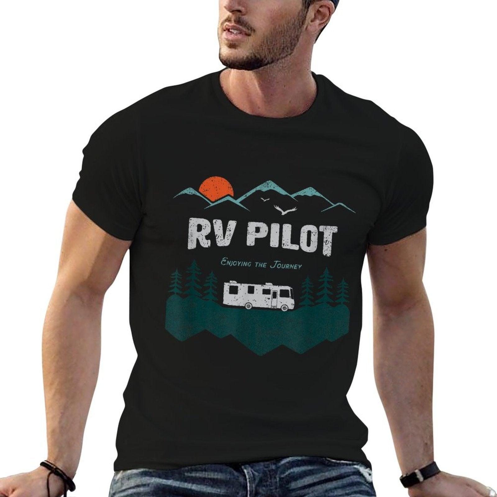 RV Pilot Camping Shirt Motorhome Travel Vacation Gift T-Shirt