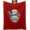Dassault Rafale Plush Throw Blanket