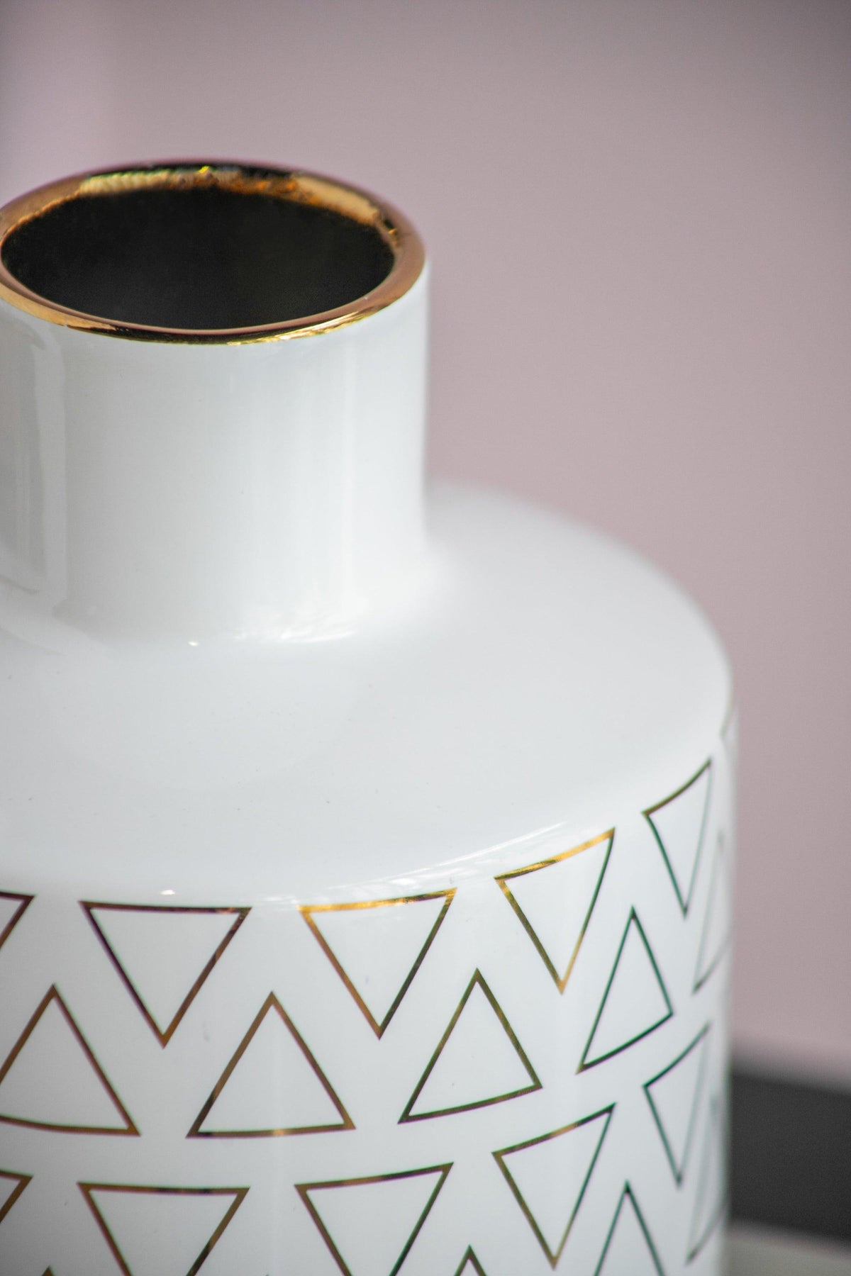 Modern Geometric Decorative Accent Vase