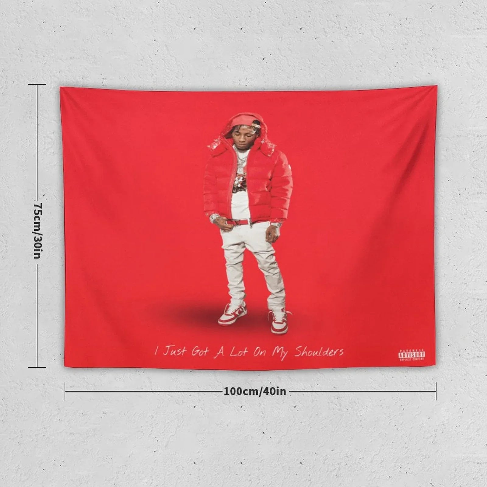 I Just Got A Lot On My Shoulders Tapestry