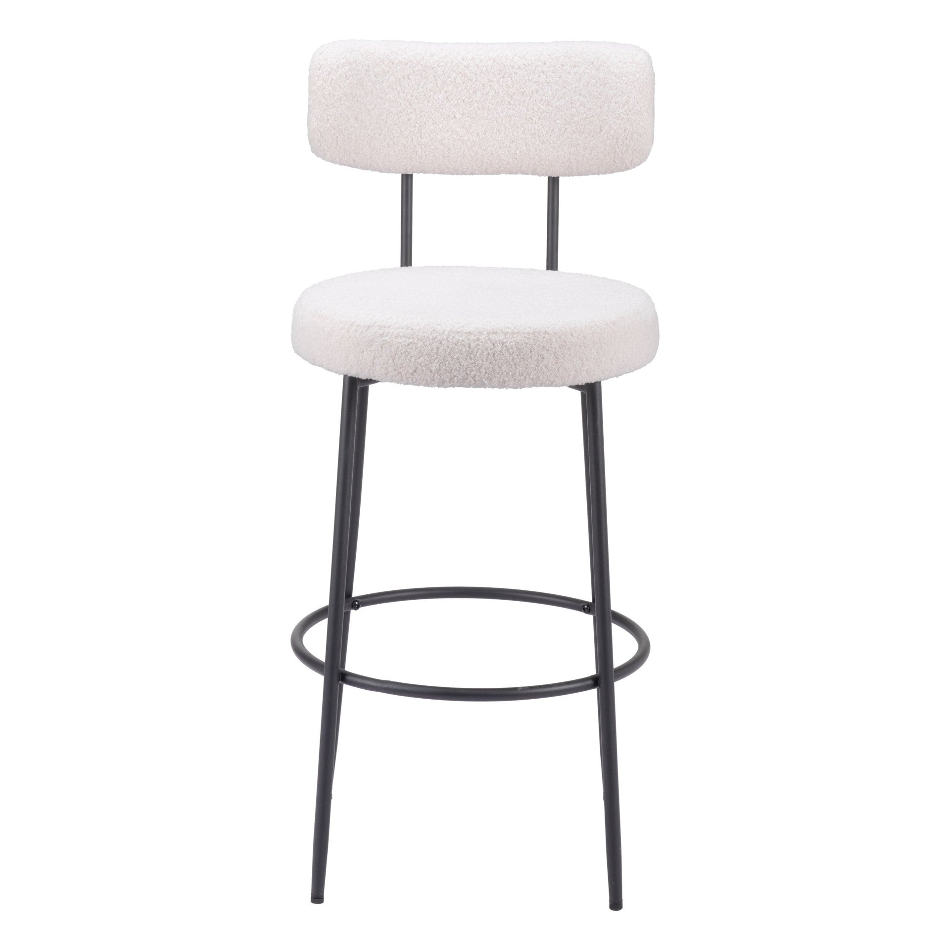 Blanca Barstool (Set of 2) Ivory