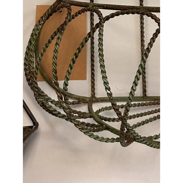Iron Wall Basket Planter VagabondVintage