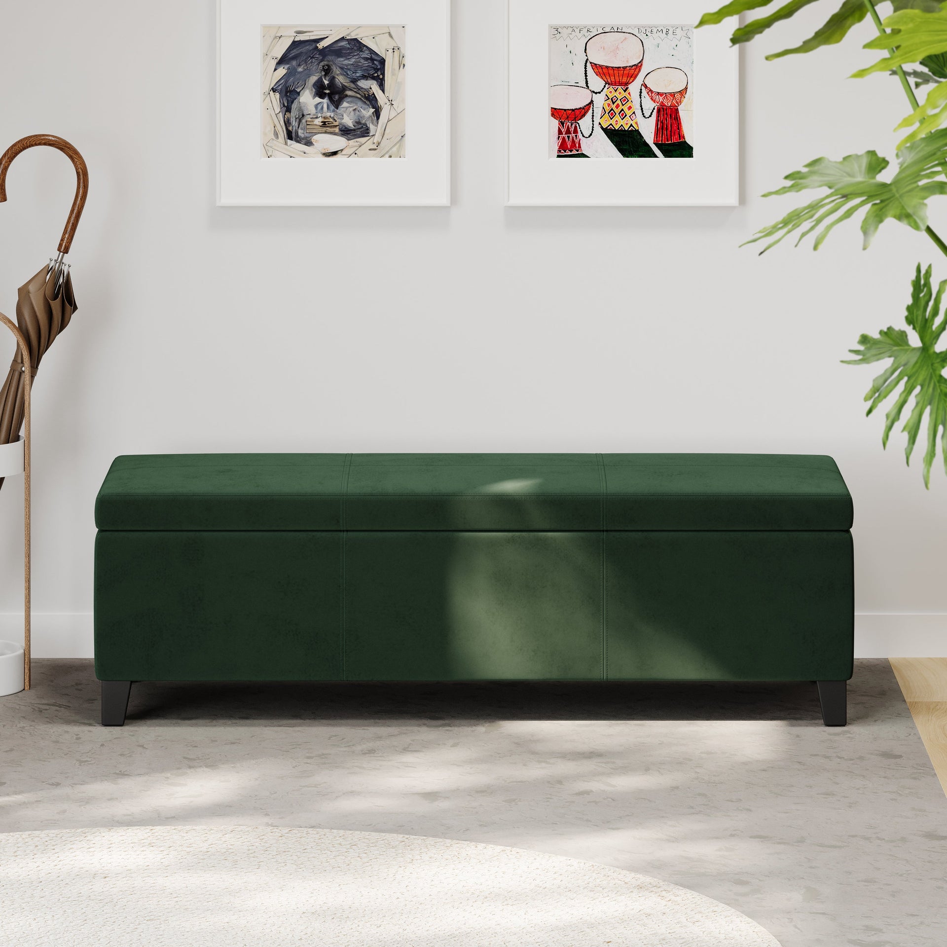 Indoor Forest Storage Bench