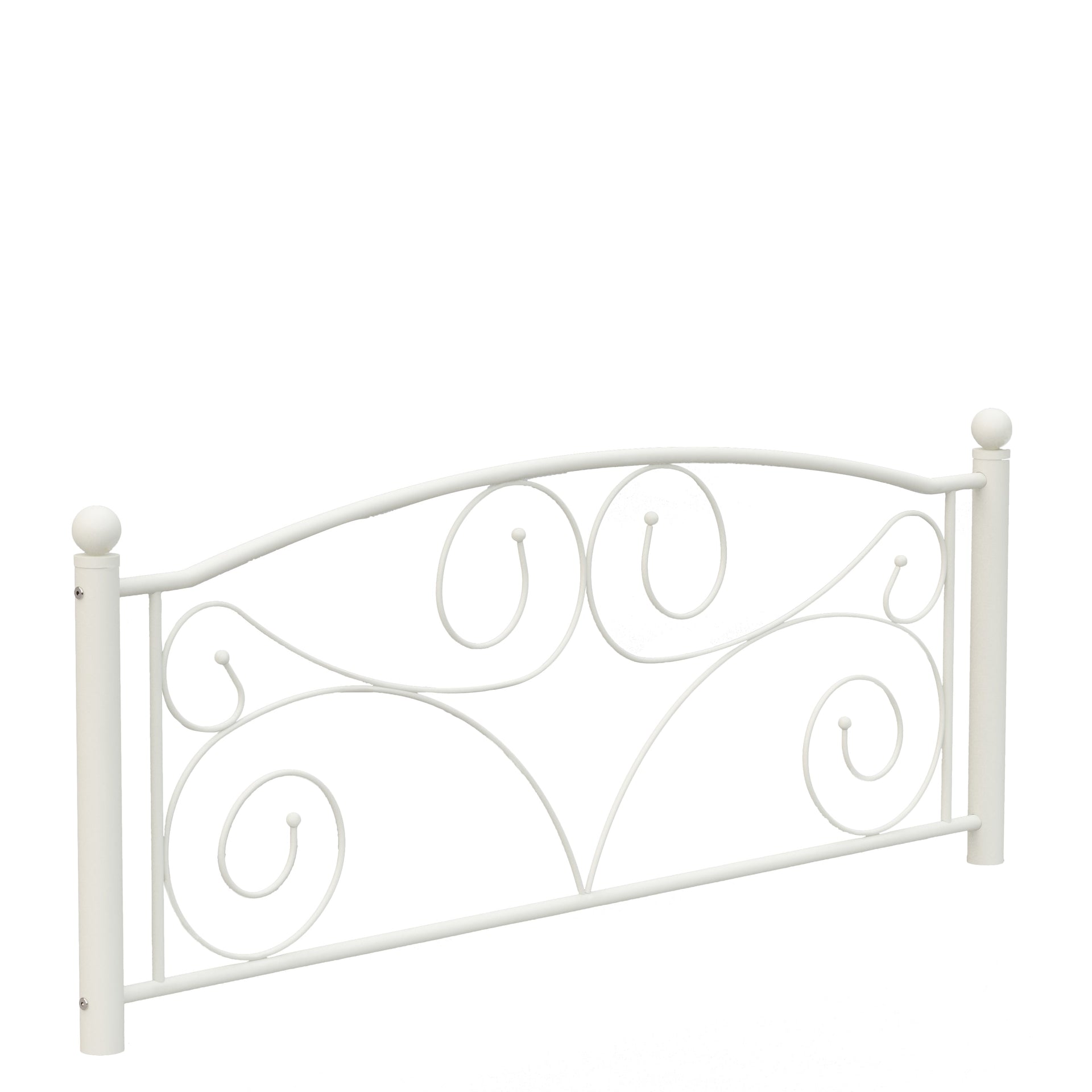 Unique Flower Sturdy Metal Bed Frame with Headboard and Footboard