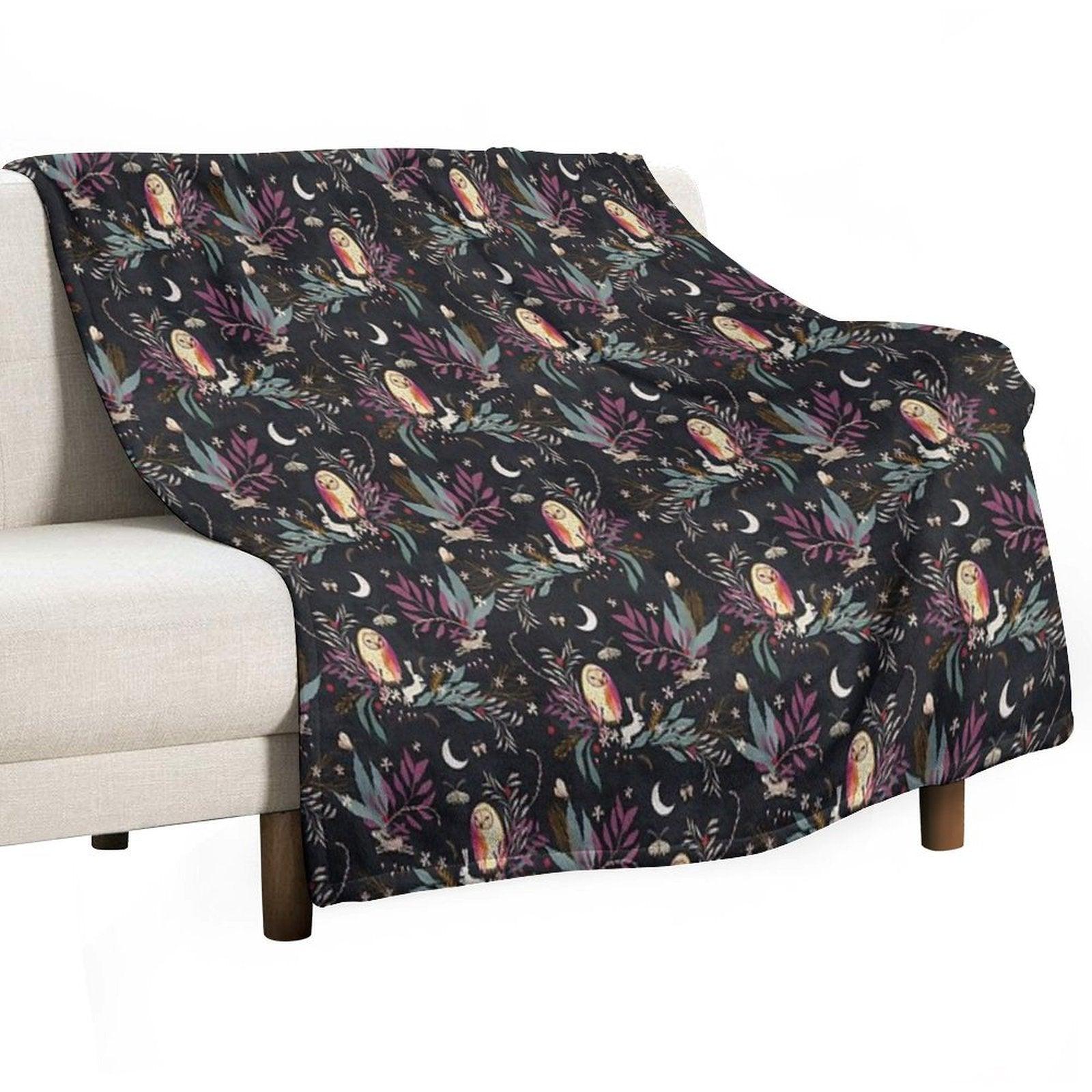 In The Night Garden Throw Blanket