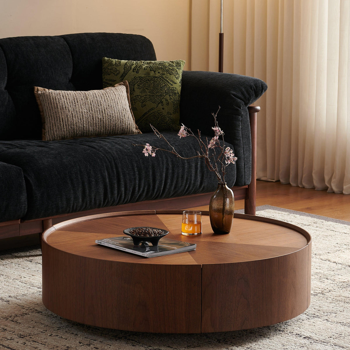 Aspen Ring Walnut Coffee Table