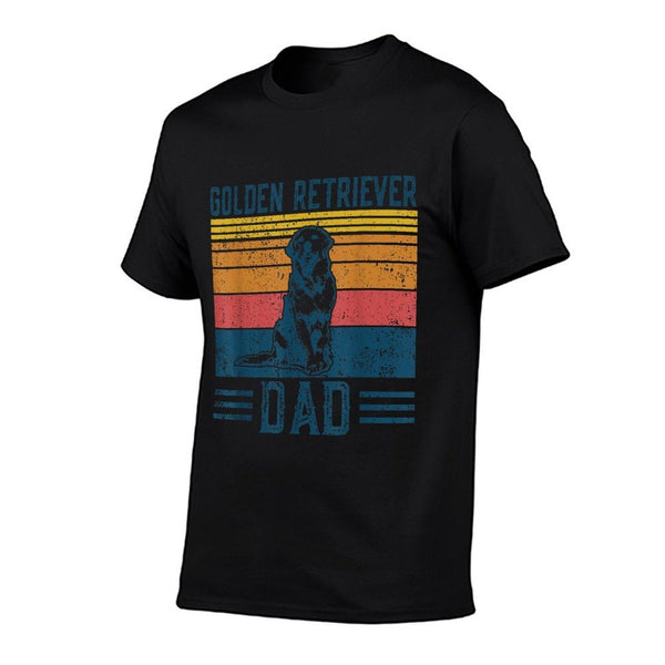 Dog Golden Dad - Vintage Golden Retriever Dad T-Shirt