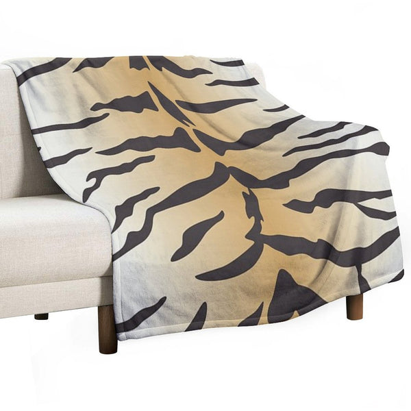 Tiger Animal Print 2 Comfort Throw Blanket