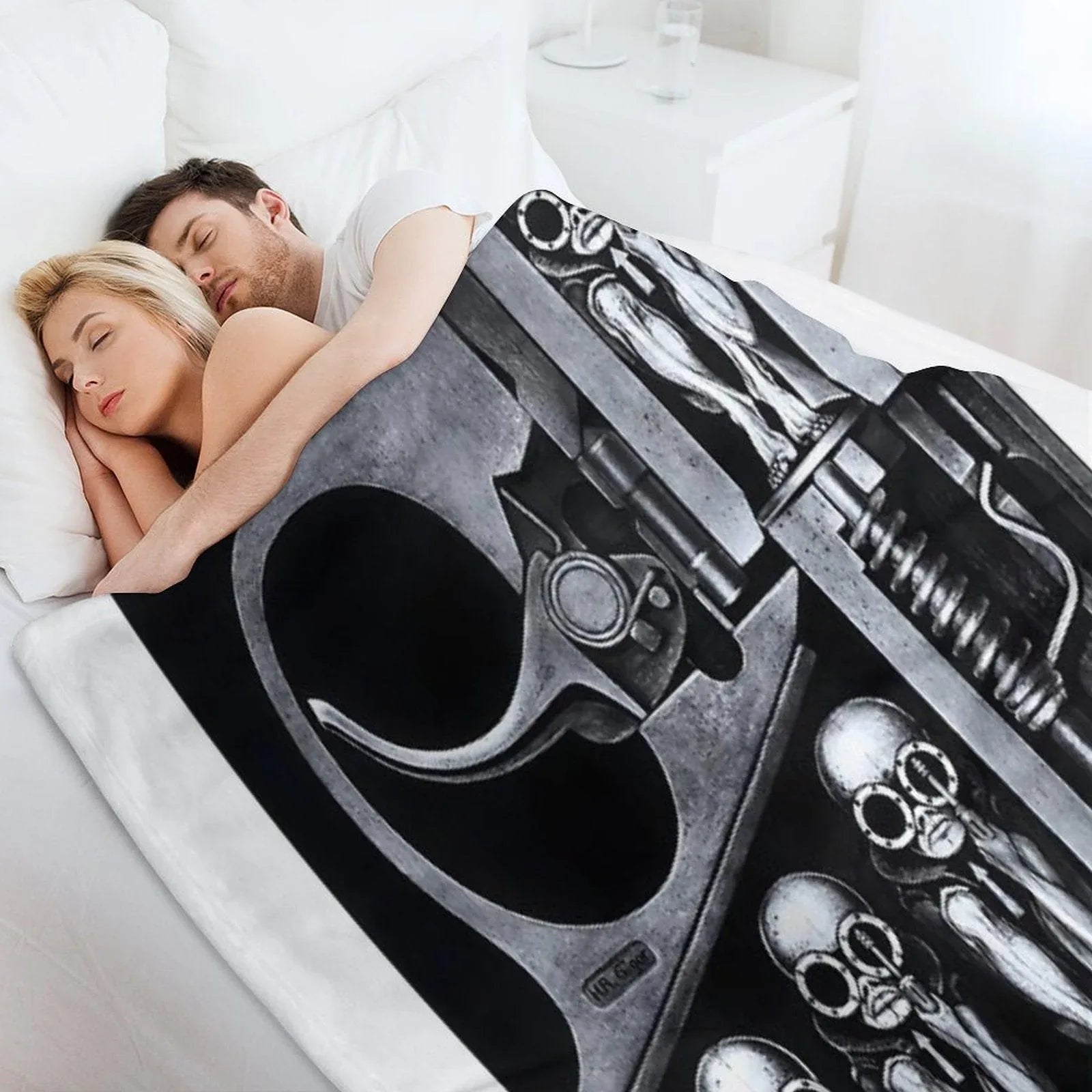 Hans Ruedi Giger Art Throw Blanket