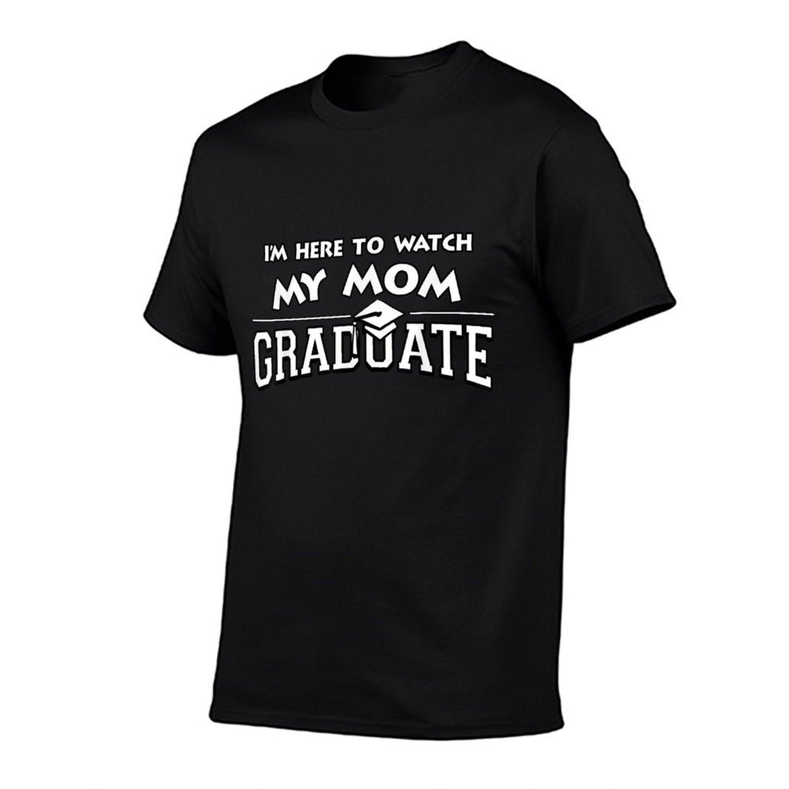 My Mom Graduated Matching Family Graduation Party Gift T-Shirt