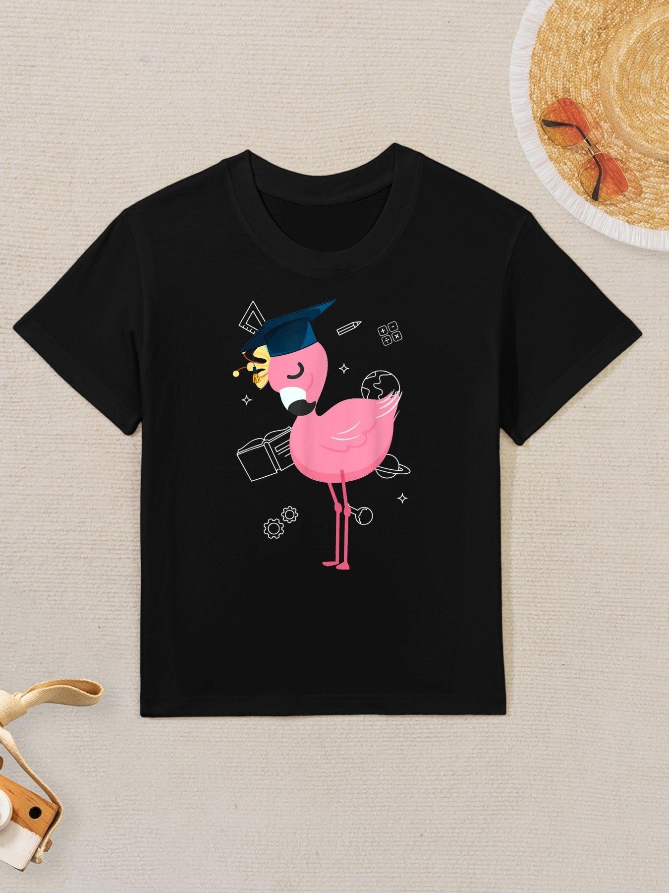 Graduation Class of 2019 T Pink Flamingo Senior Gift Kids T-Shirt