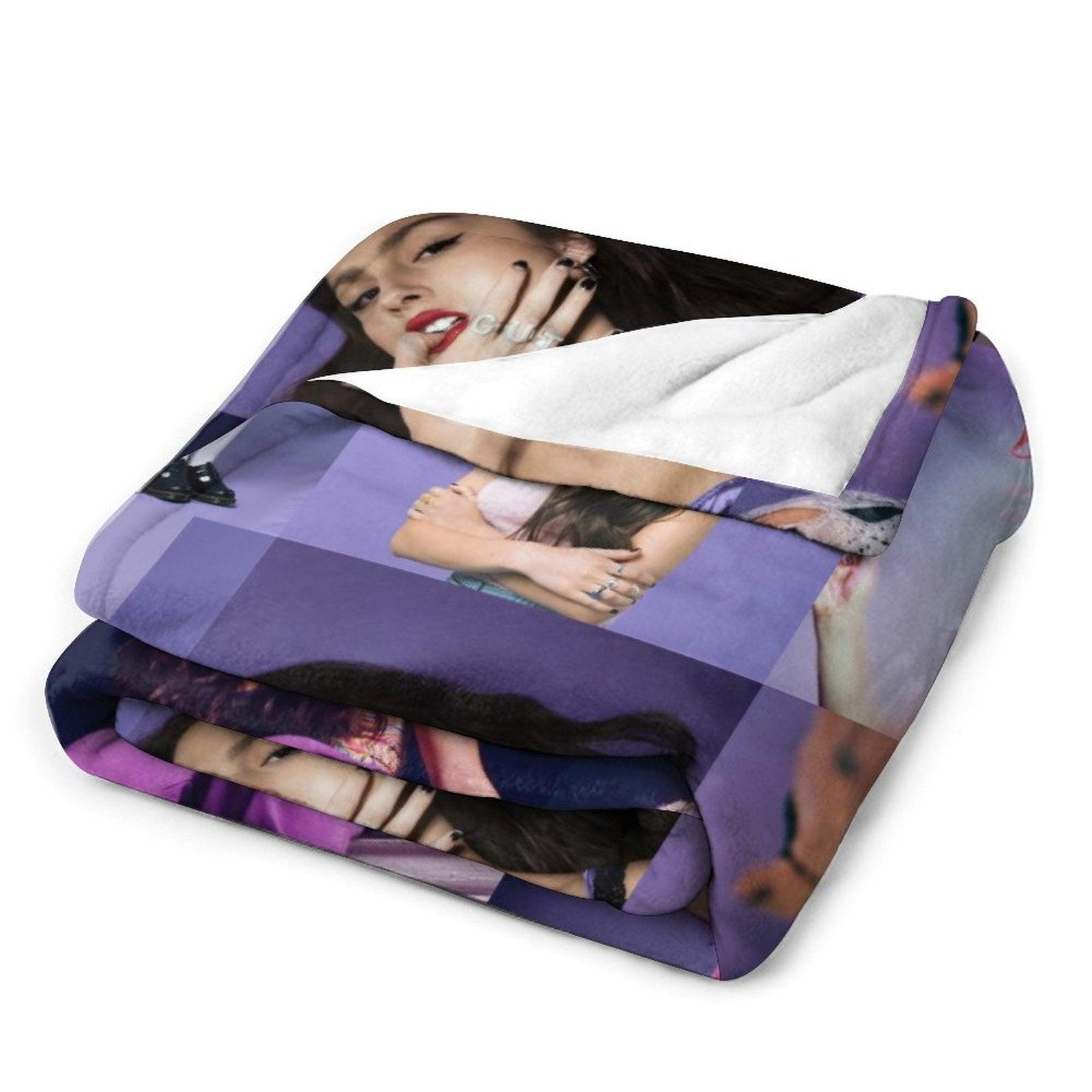 Olivia Rodrigo Albums Cover Throw Blanket