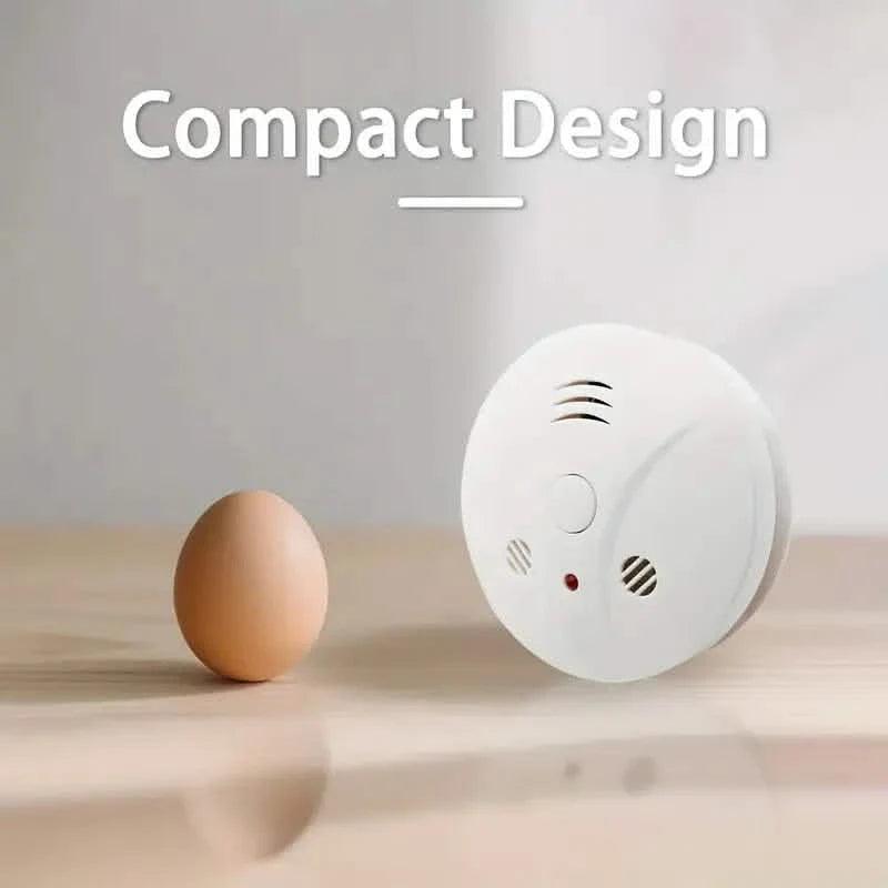 Smoke and Fire Detector Alarm – Portable Photoelectric Fire Alarm with Silence Button