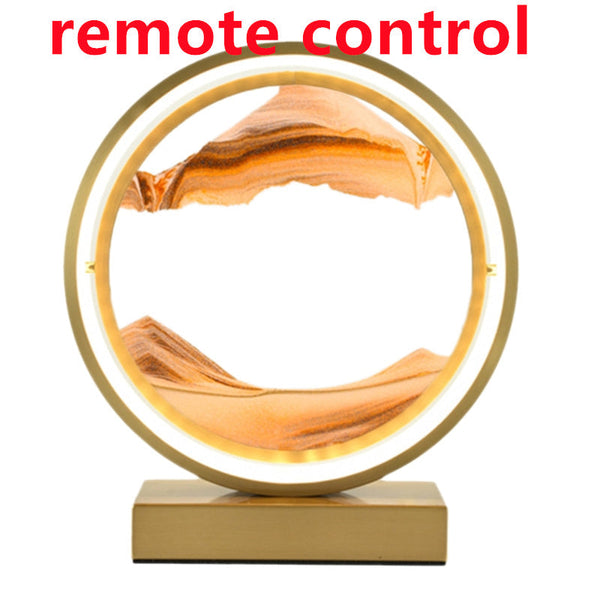 Creative Fashion Romantic Simple Bedroom Quicksand Table Lamp Decorbites